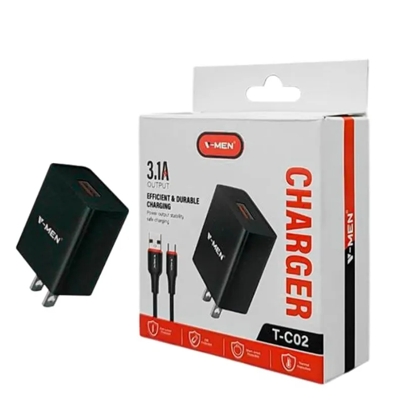 CARGADOR V-MEN TIPO C T-C02