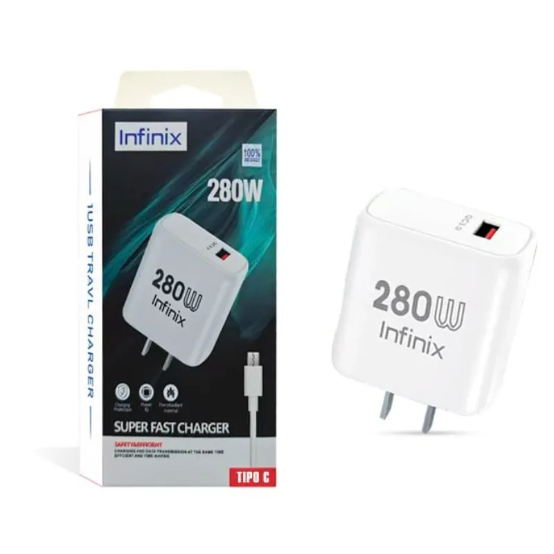 CARGADOR FAST INFINIX 280W TIPO MICRO